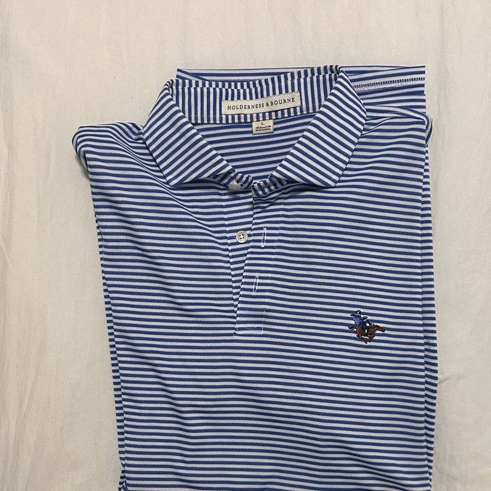 Blue Striped Men's Shirt